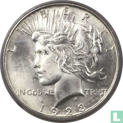 United States 1 dollar 1923 (D) - Image 1