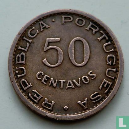 Angola 50 centavos 1958 - Image 2