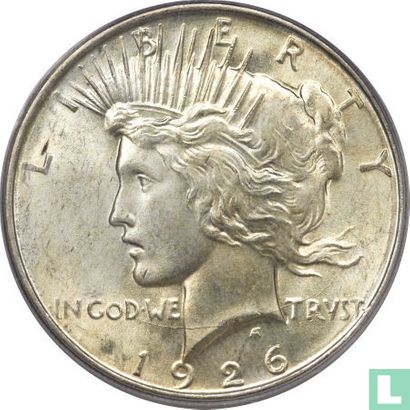 United States 1 dollar 1926 (D) - Image 1