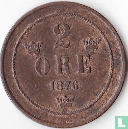 Sweden 2 öre 1876 - Image 1