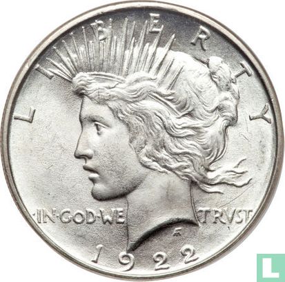 Verenigde Staten 1 dollar 1922 (D) - Afbeelding 1