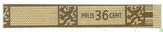 Prijs 36 cent - (Achterop: Willem II Sigarenfabrieken N.V. v/h H. Kersten & Co. Valkenswaard) - Afbeelding 1