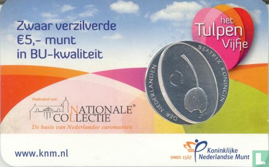 Nederland 5 euro 2012 (coincard - BU) "400 years of diplomatic relations between Turkey and Netherlands" - Afbeelding 2