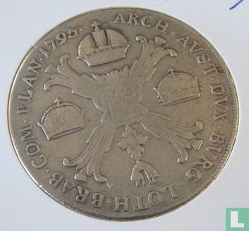 Oostenrijkse Nederlanden 1 kronenthaler 1795 (H) - Afbeelding 1