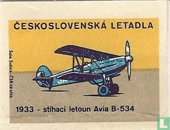 1933 Stihaci Letoun Avia B-534