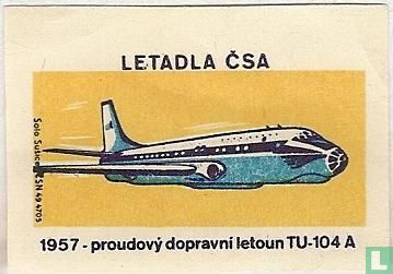 1957Proudovy Dopravni Letoun TU-104 A