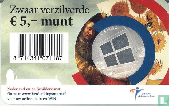 Nederland 5 euro 2011 (coincard) "Dutch painting" - Afbeelding 2