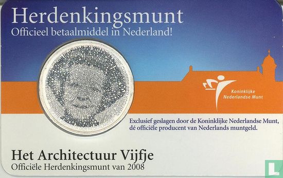 Pays-Bas 5 euro 2008 (coincard) "Architecture in the Netherlands" - Image 1