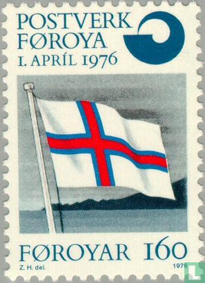 Création de service postal des îles Féroé
