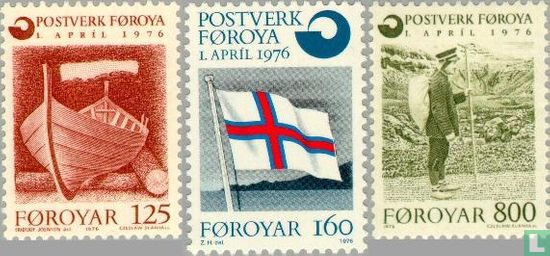 Création service postal îles Féroé