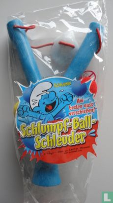 Schlumpf-Ball-Schleuder