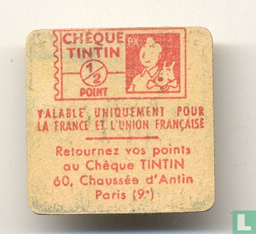 Cheque TinTin 1/2 point - Afbeelding 1