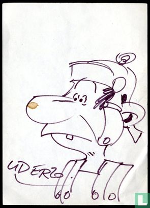 UDERZO: tekening romein uit Asterix & Obelix