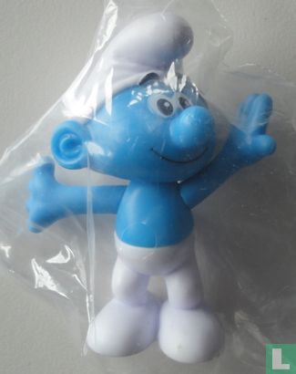 Smurf with movable arms