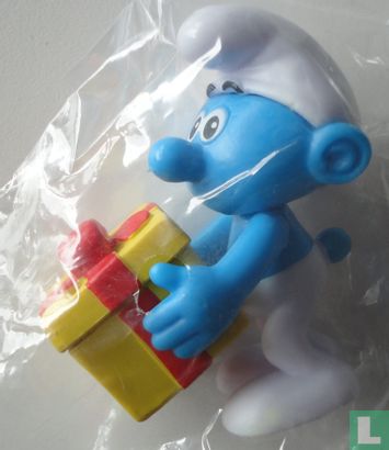 Joke smurf with moveable arms