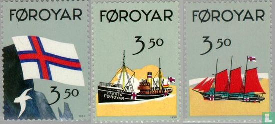 Vlag Faeröer 1940-1990 