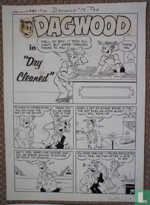 Dagwood (Blondie) in "Dry Cleaned (p.1) - Image 1