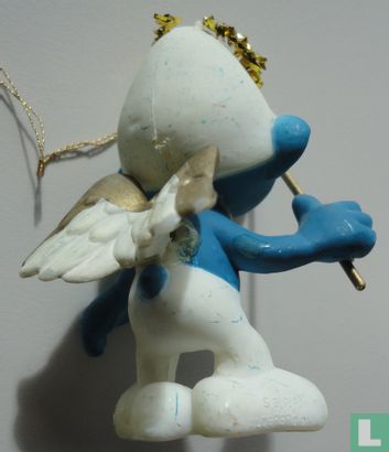 Smurf als engel verkleed - Afbeelding 2