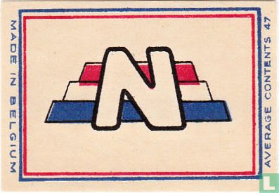 letter N met driekleur