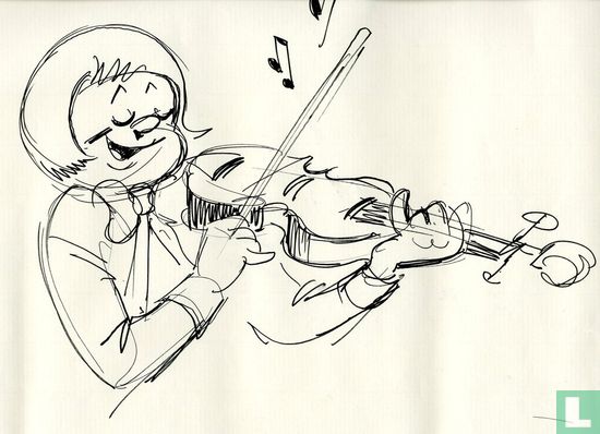 Sjors as violinist 