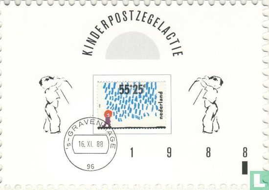 Kinderzegels (B - kaart)  - Afbeelding 1