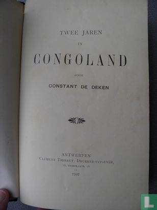 Twee jaren in Congoland - Image 1