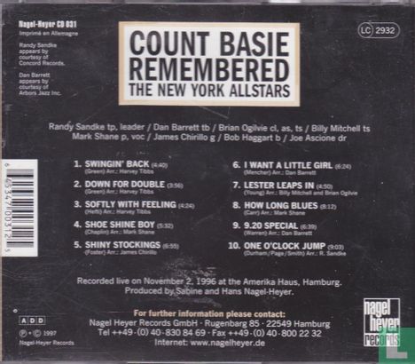 Count Basie Remembered 1 - Afbeelding 2
