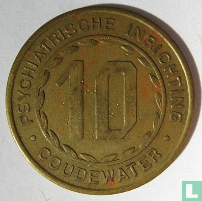 Coudewater psychiatrische inrichting 10 cent 1928 - Afbeelding 1