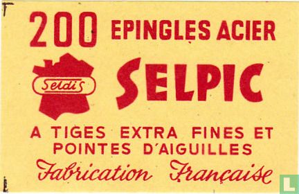 200 epingles Acier a Tiges Extra Fines