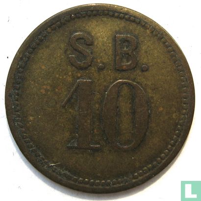 St Bavo kliniek 10 cent 1915 - Afbeelding 1