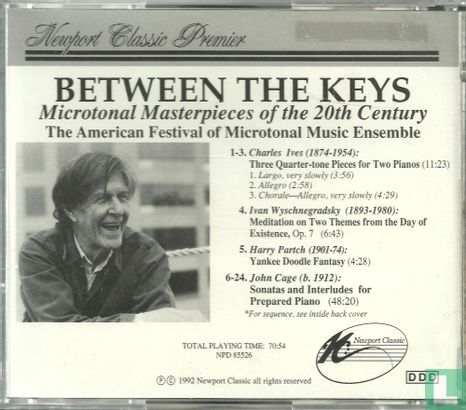 Between the Keys: Microtonal Masterpieces of the 20th Century - Afbeelding 2