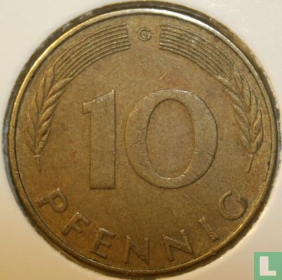 Allemagne 10 pfennig 1971 (G) - Image 2