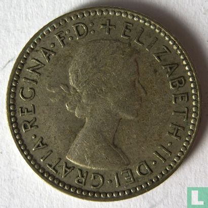Australien 6 Pence 1955 - Bild 2