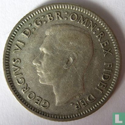 Australien 6 Pence 1950 - Bild 2