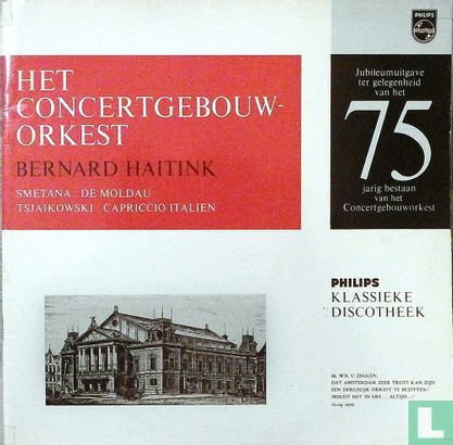 Jubileumuitgave ter gelegenheid van het 75 jarig bestaan van het Concertgebouworkest - Image 1