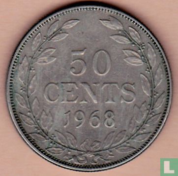 Liberia 50 cents 1968 - Afbeelding 1
