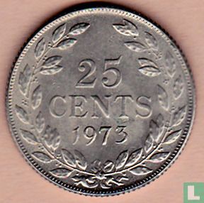 Liberia 25 cents 1973 - Image 1
