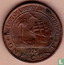 Libéria 1 cent 1975 - Image 1