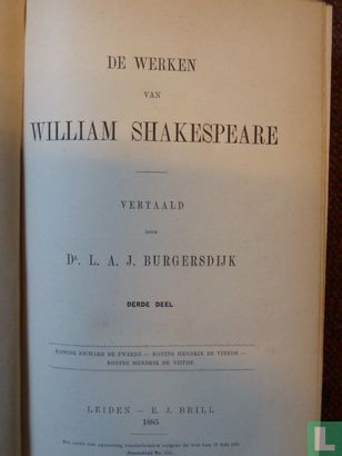 De werken van William Shakespeare 3 - Afbeelding 3