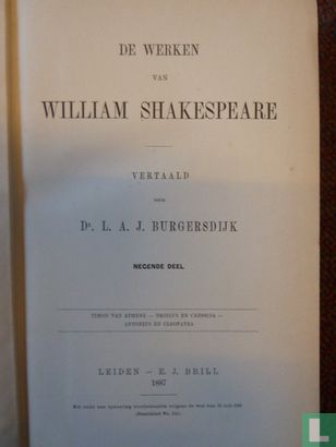De werken van William Shakespeare 9 - Image 3
