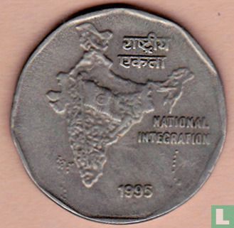 Inde 2 roupies 1995 (Calcutta) - Image 1