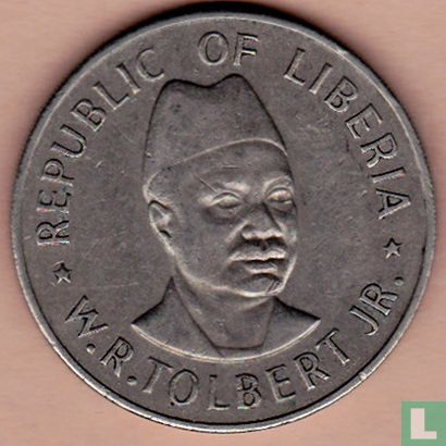 Liberia 1 dollar 1976 - Image 2