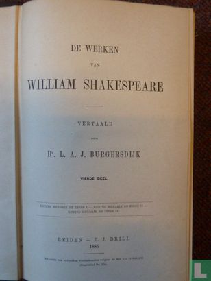 De werken van William Shakespeare 4 - Image 3