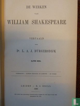 De werken van William Shakespeare 11 - Image 3