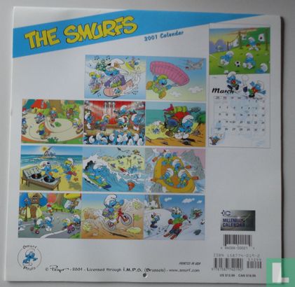 The Smurfs 2001 Calender - Afbeelding 2