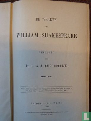 De werken van William Shakespeare 6 - Afbeelding 3
