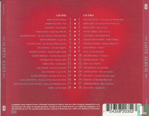 The Love Album 2003 - Afbeelding 2