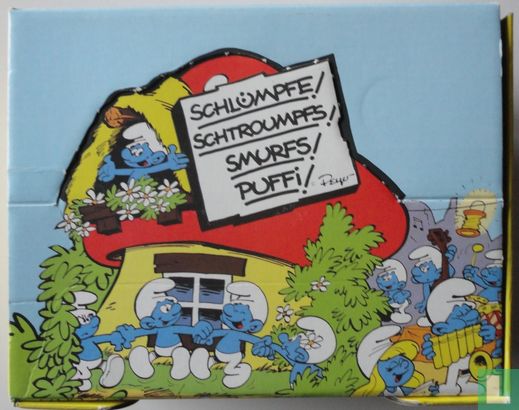 Displaydoos Schlümpfe-Schtroumpfs-Smurfs-Puffi