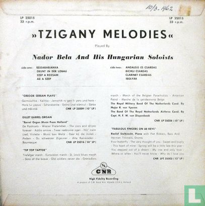 Tzigani melodies - Afbeelding 2