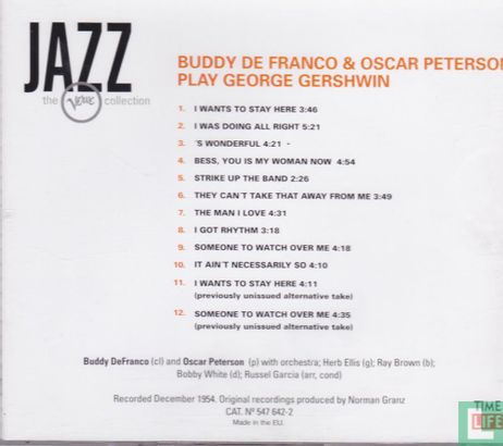 Buddy DeFranco & Oscar Peterson Play George Gershwin  - Image 2